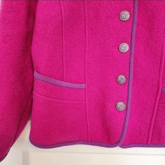100% Wool Jacket By Geiger Women's Size Large - Picture 2 of 12